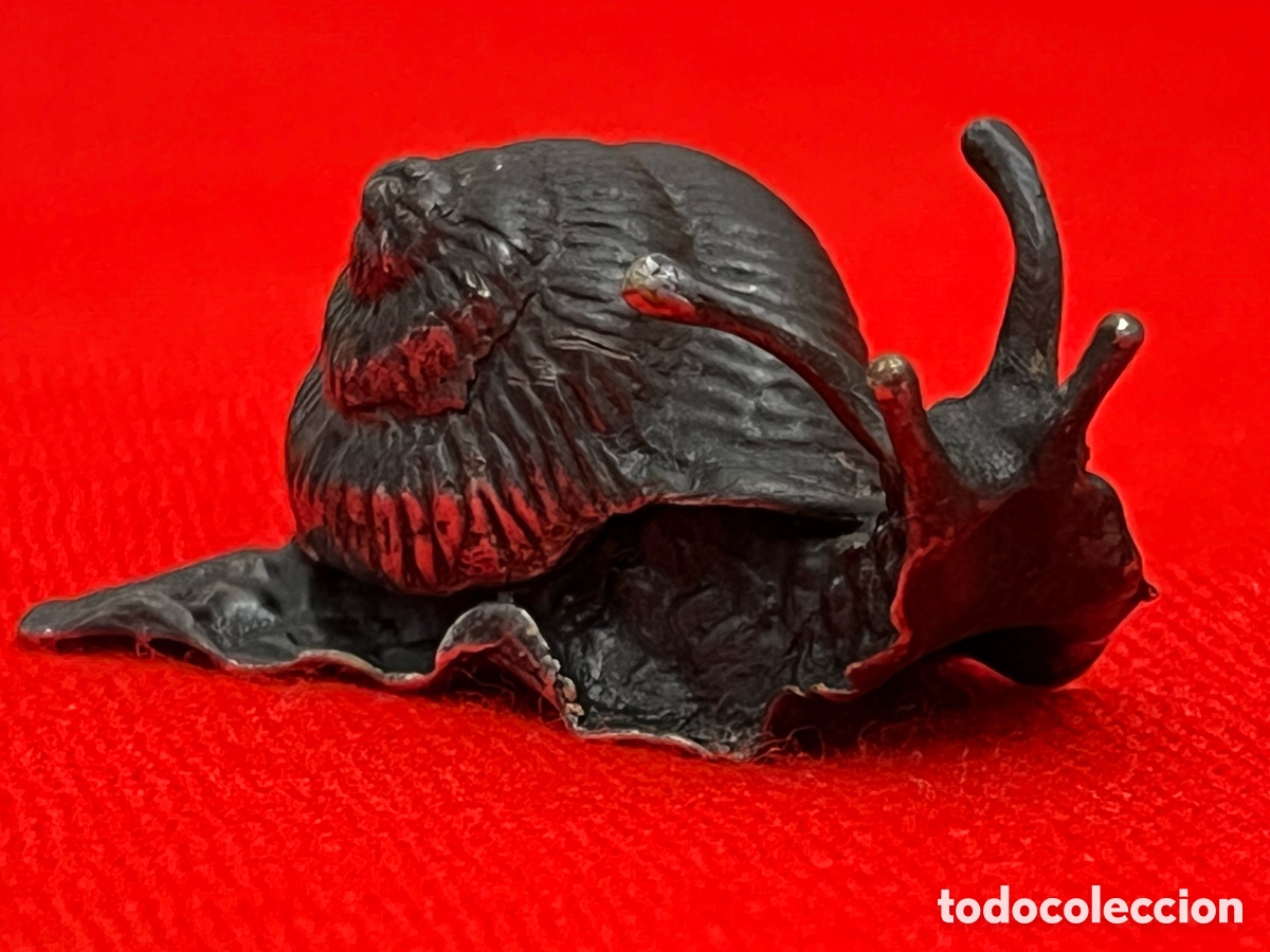 Arte: Escultura miniatura de bronce - Caracol