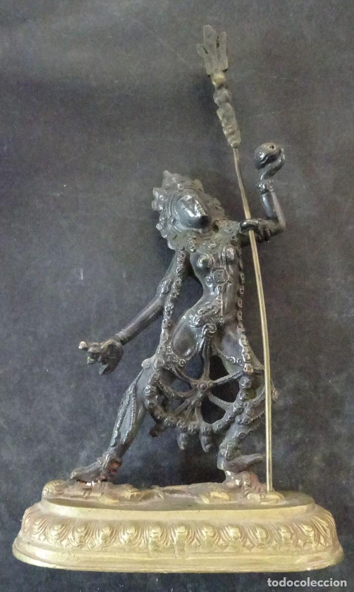 Arte: ESCULTURA BUDDHA VAJRAYANA NEPAL EN BRONCE TECXX 506