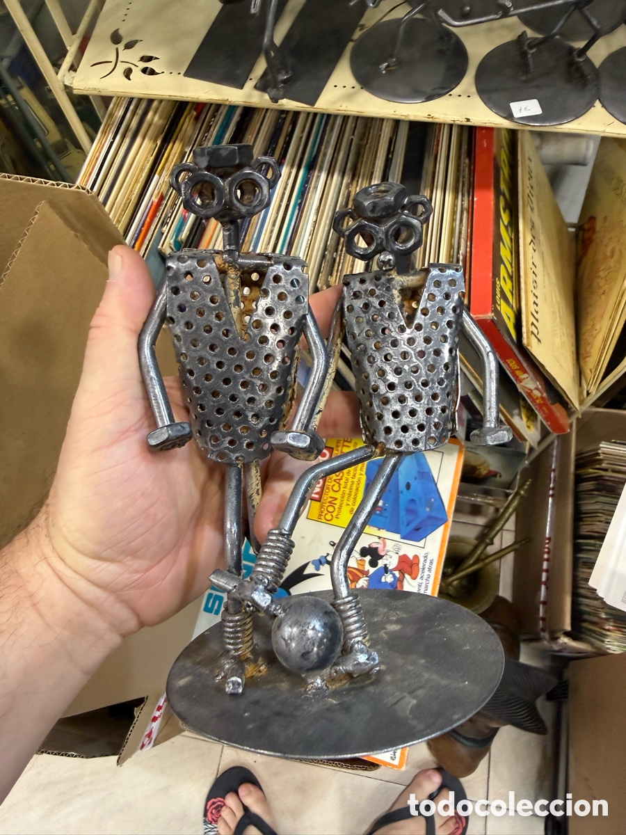 Arte: Lote de 10 figuras echas con tornillos - Foto 2