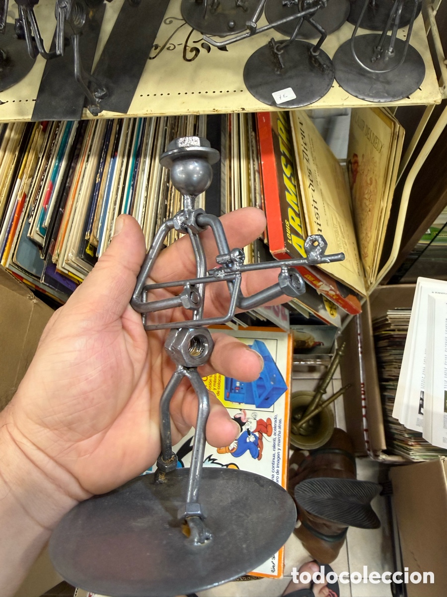 Arte: Lote de 10 figuras echas con tornillos - Foto 6