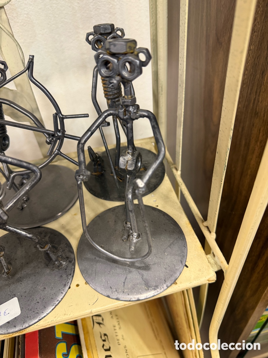 Arte: Lote de 10 figuras echas con tornillos - Foto 10