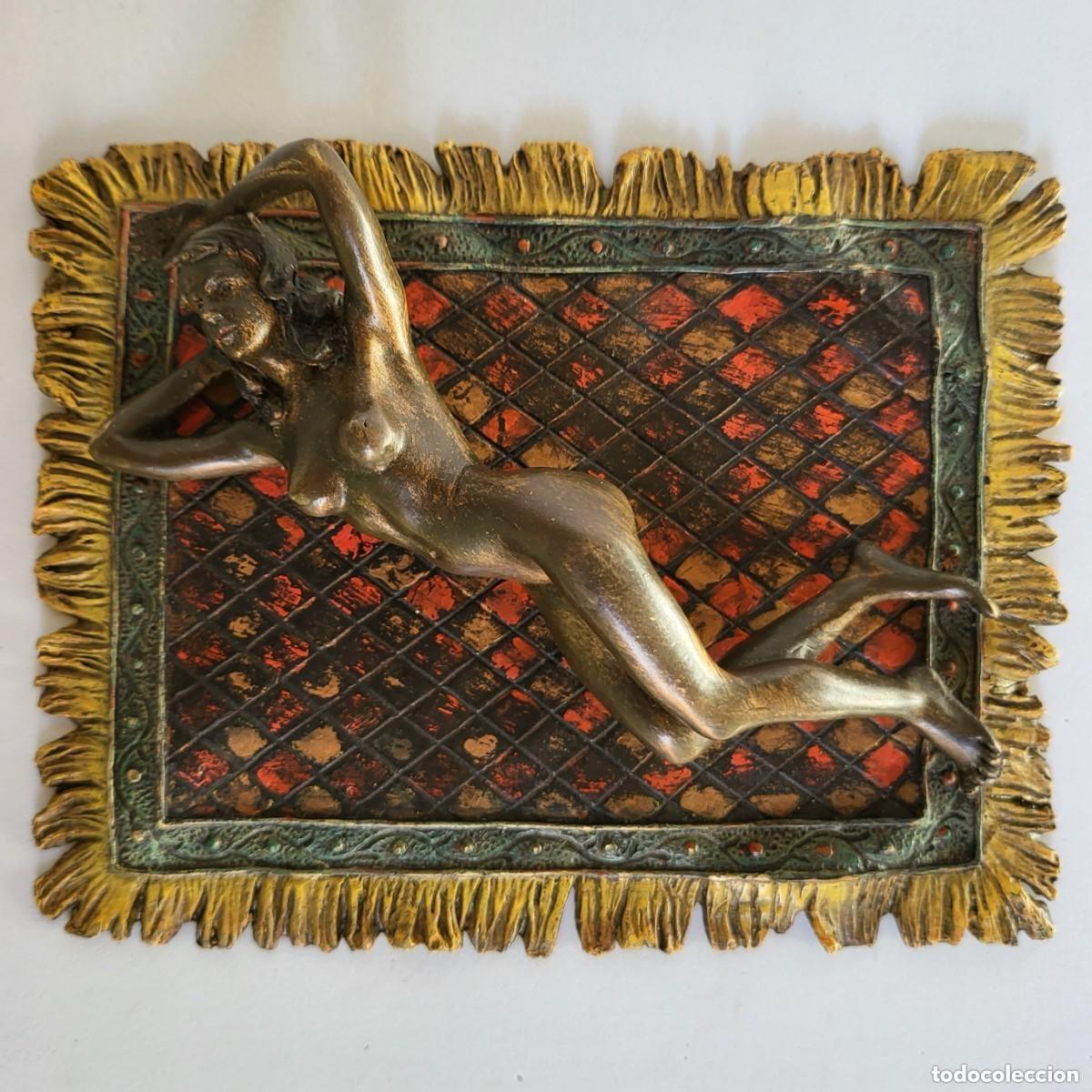 Arte: 3 figuras juntos Lote especial Franz Bergmann bronce vien&eacute;s, figura pintada en frio