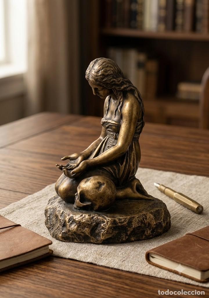 Arte: Maria Magdalena penitente - estatua contempor&aacute;nea decoraci&oacute;n altar/hogar