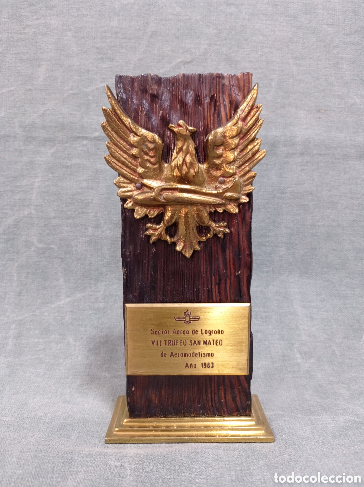 Arte: TROFEO AEROMODELISMO SECTOR A&Eacute;REO DE LOGRO&Ntilde;O - &Aacute;GUILA DE BRONCE