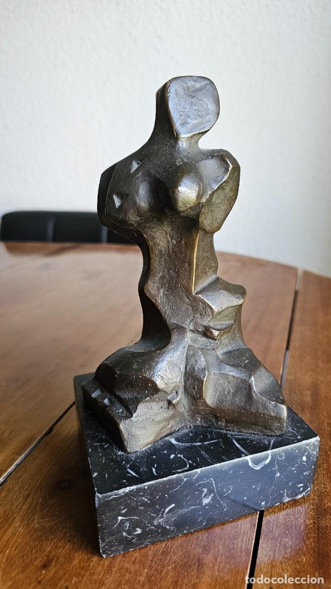 Arte: Torso abstracto en Bronce de M. A. Sanchez 1982 - Foto 1