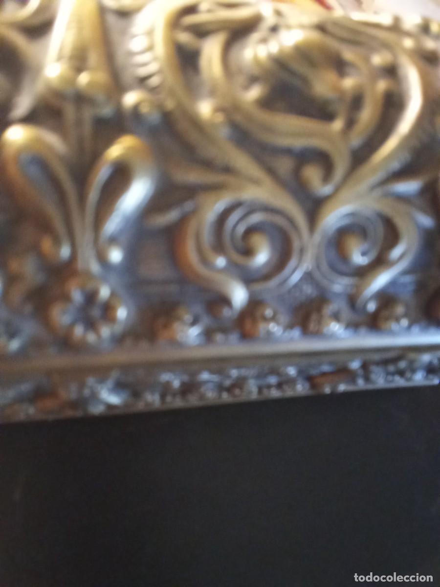 Arte: Cofre de bronce antiguo. - Foto 4