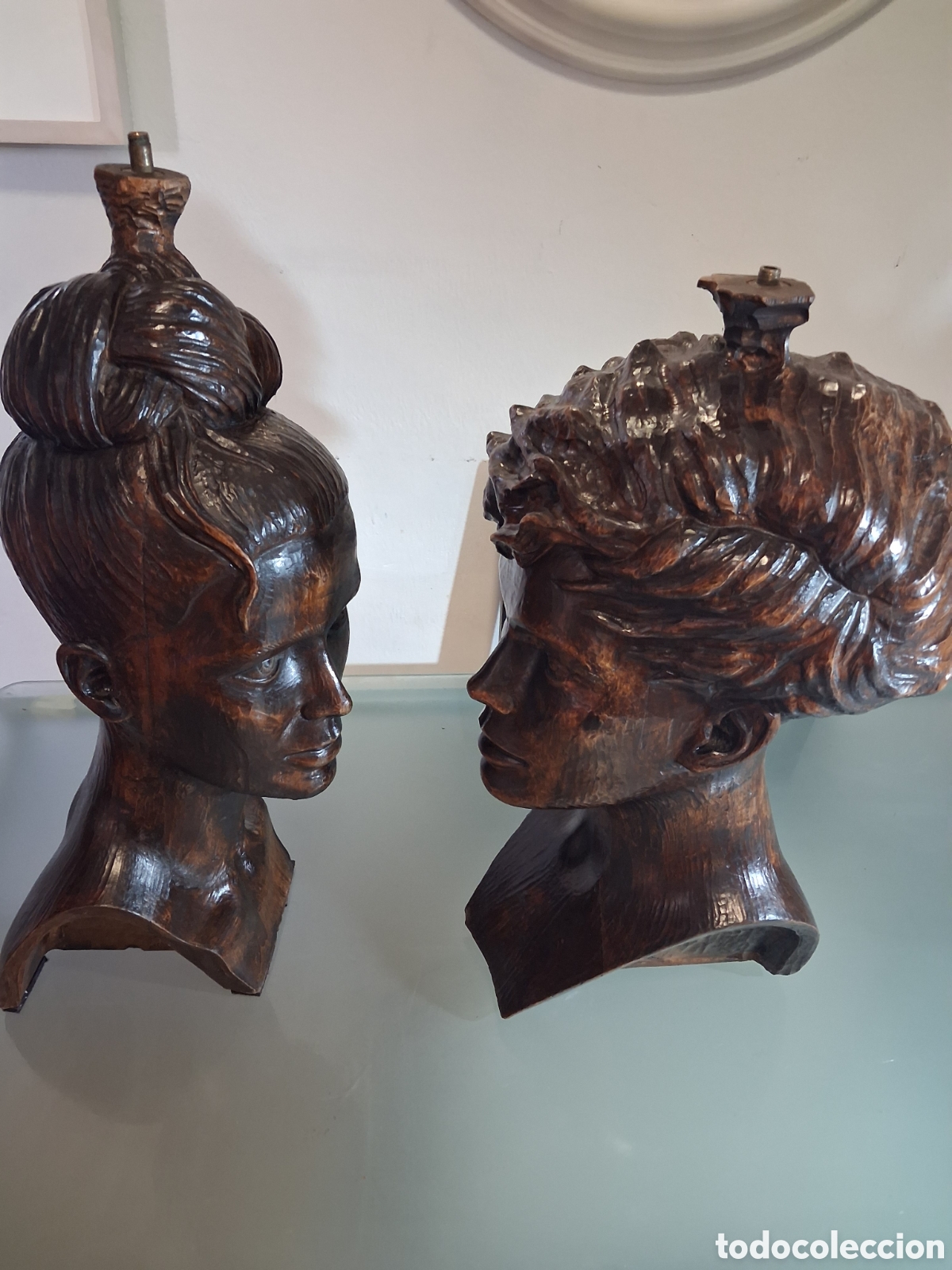 Arte: Pareja de Bustos Art D&eacute;co(1920-1950)