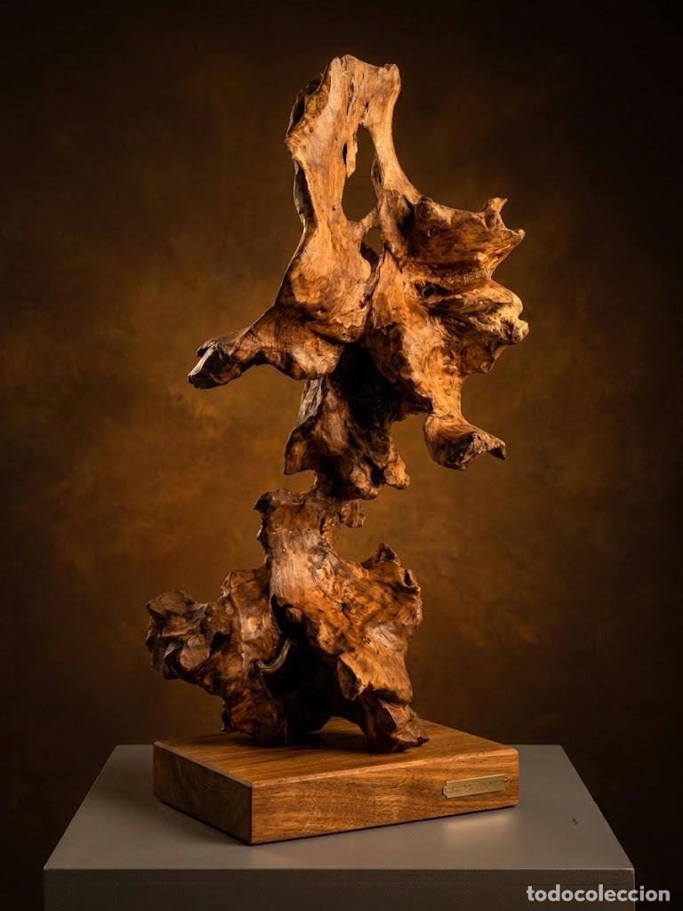 Arte: Escultura org&aacute;nica llamada G&eacute;nesis