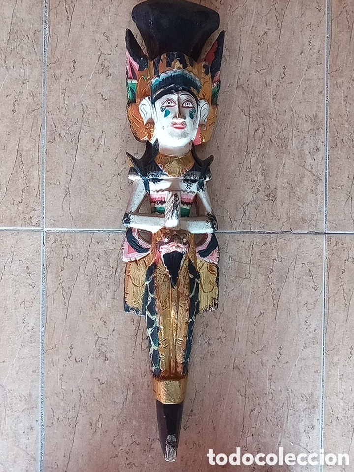 Arte: ESCULTURA BALINESA DE MADERA MUY BONITA