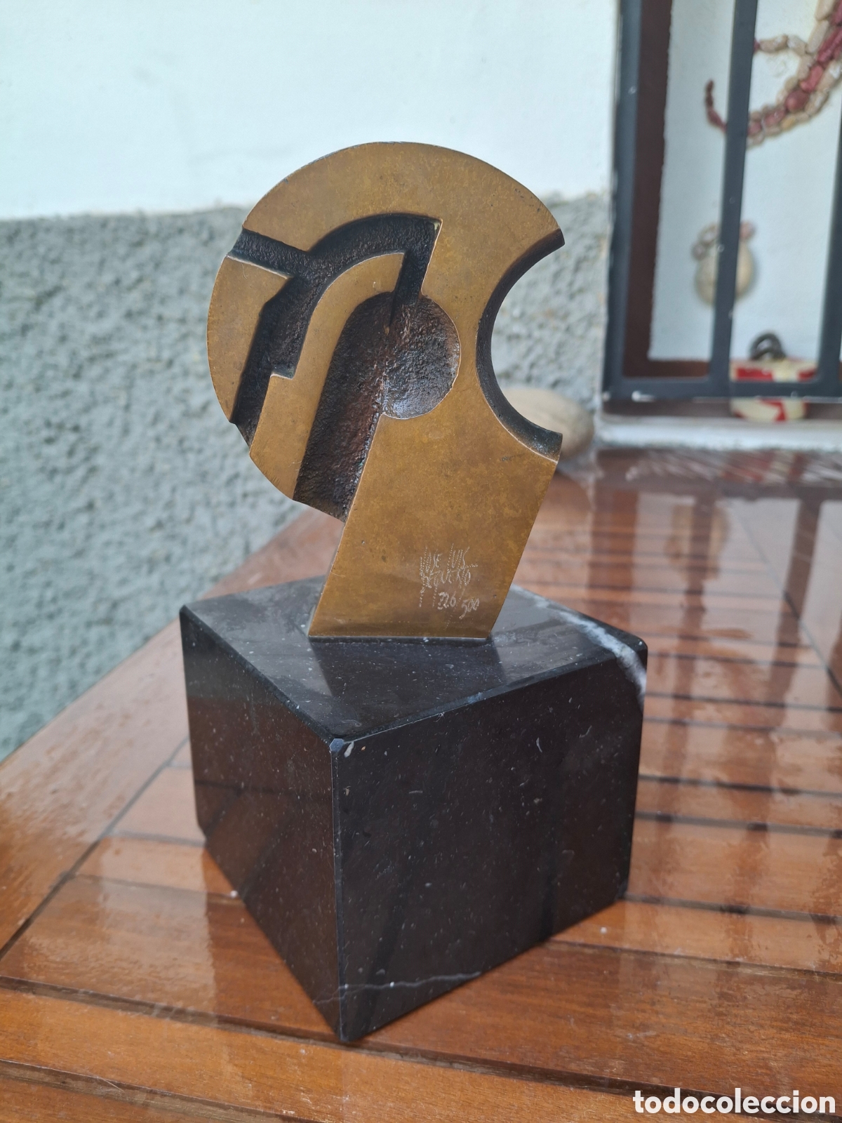 Arte: ESCULTURA EN BRONCE DE JOSE LUIS PEQUE&Ntilde;O, A&Ntilde;OS 70