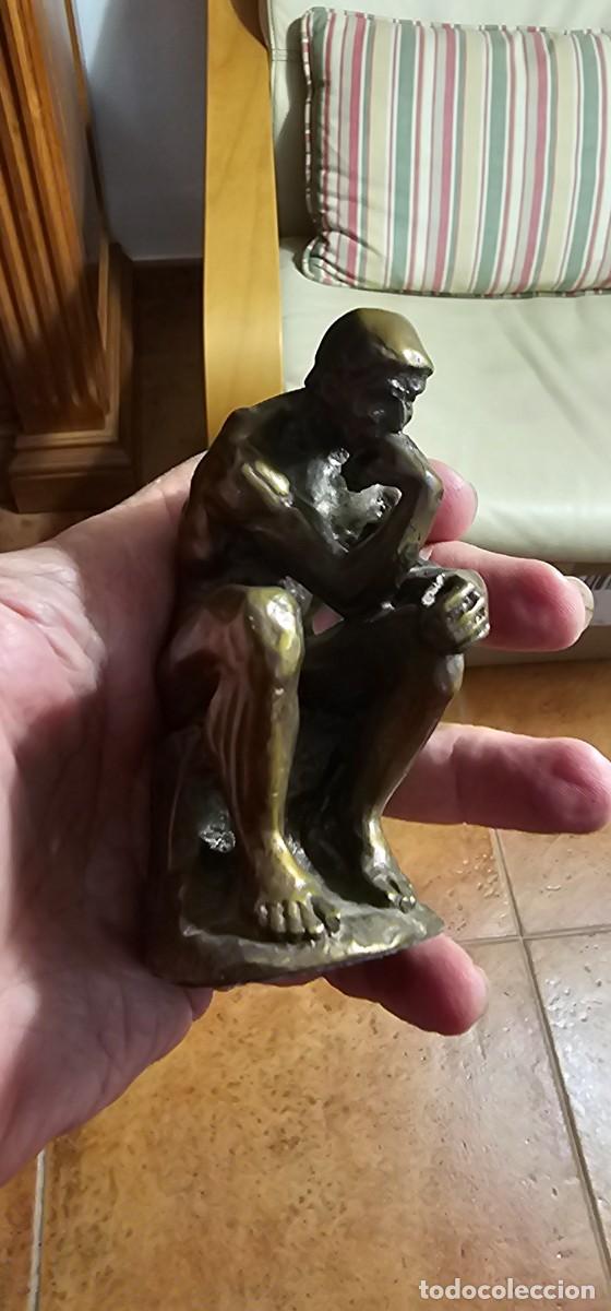 Arte: Preciosa reproducci&oacute;n escultura bronce de Rodin