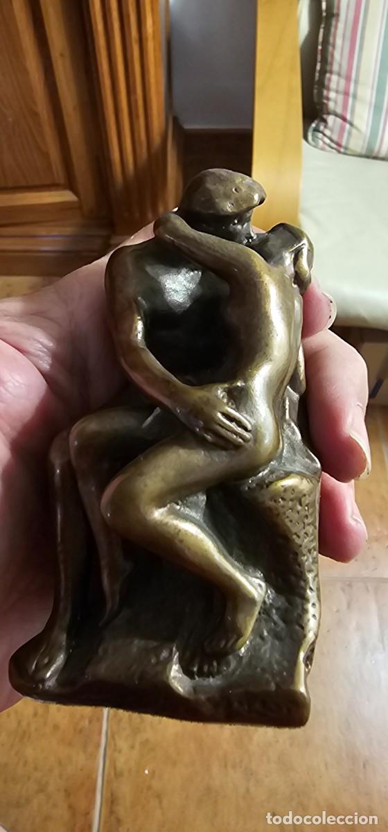 Arte: Preciosa reproducci&oacute;n escultura bronce de Rodin