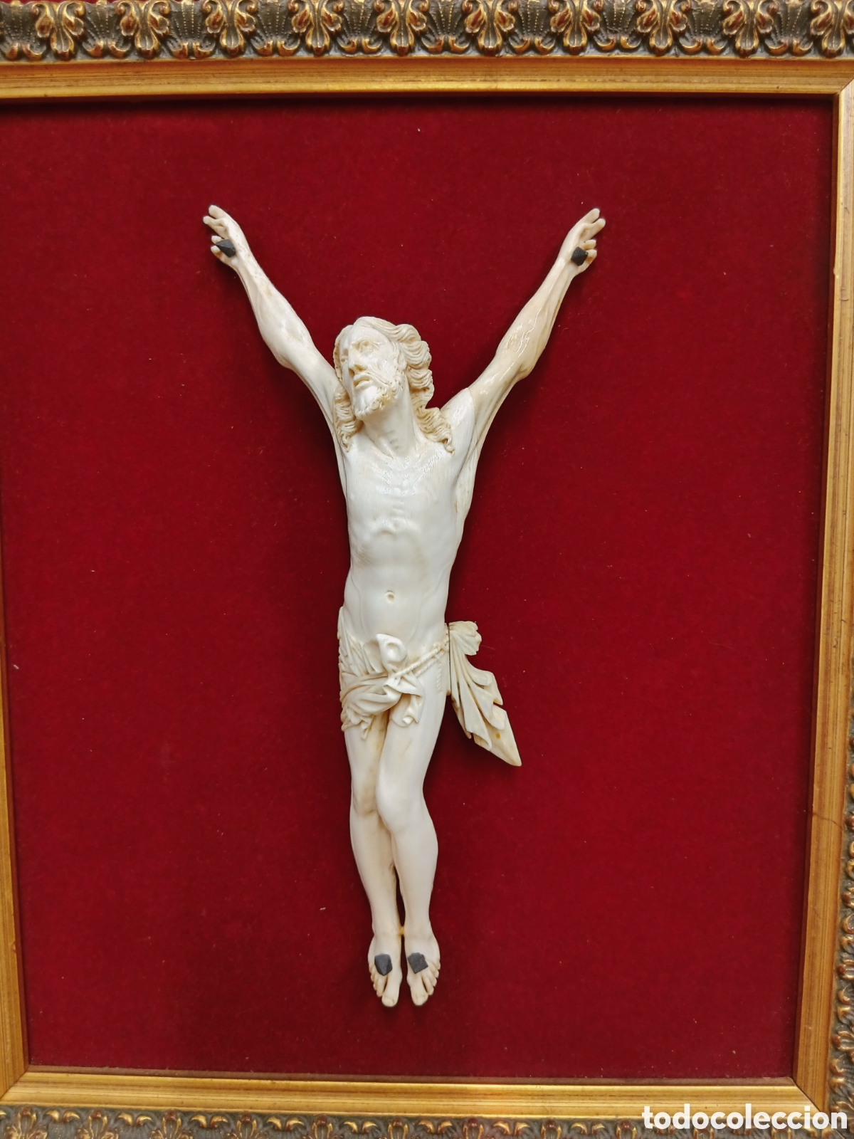 Arte: Cristo antiguo. Marfil. - Foto 3