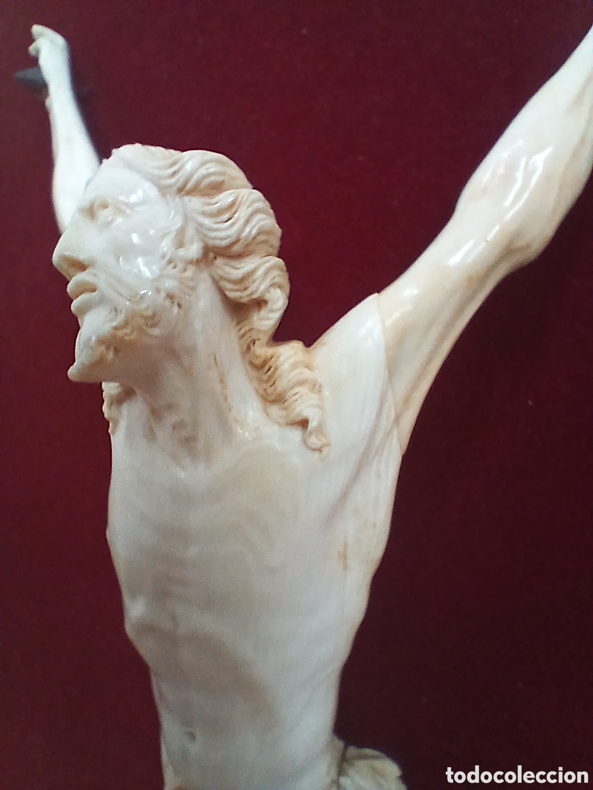 Arte: Cristo antiguo. Marfil. - Foto 13