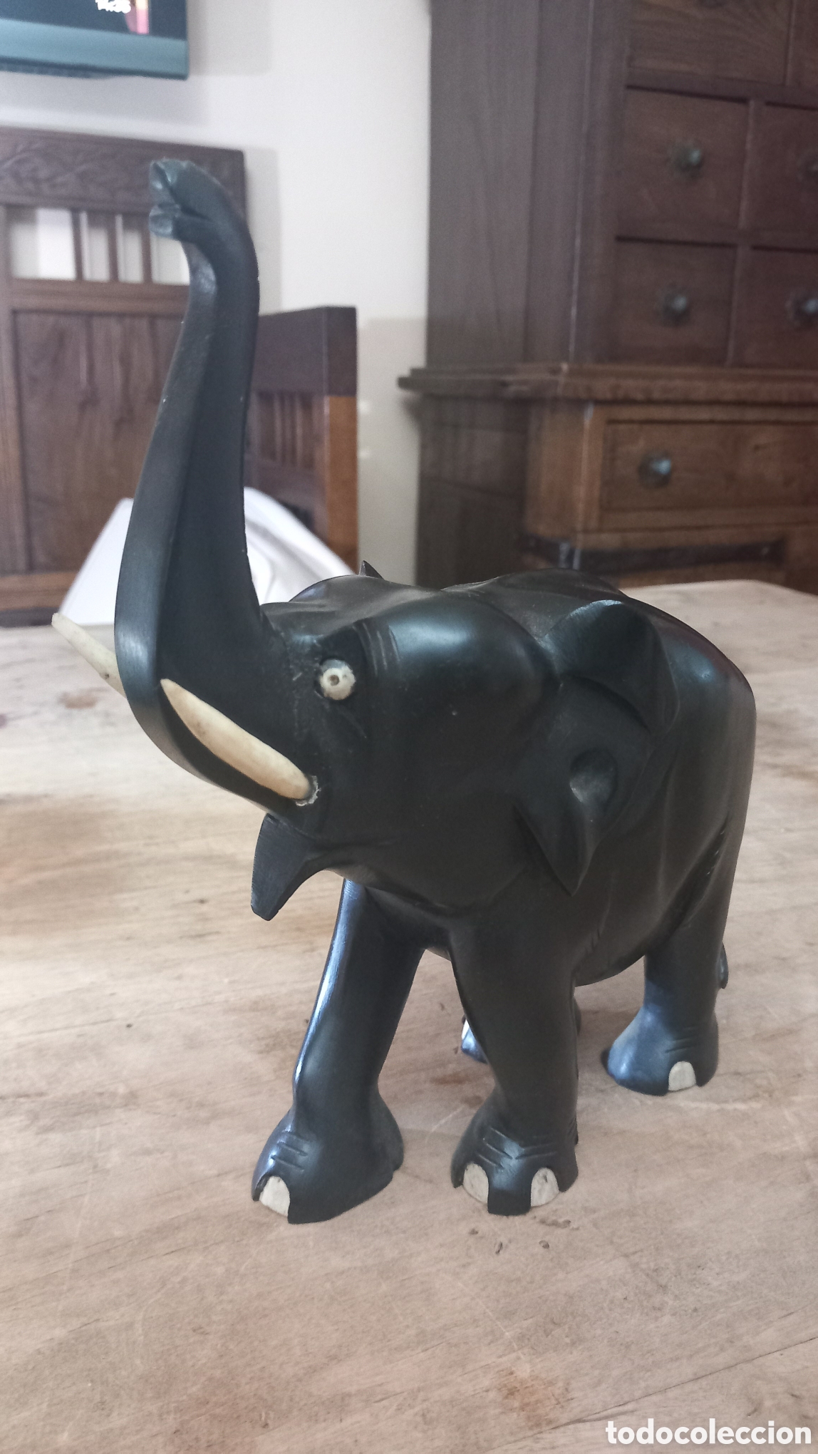 Arte: Elefante, artesan&iacute;a africana.