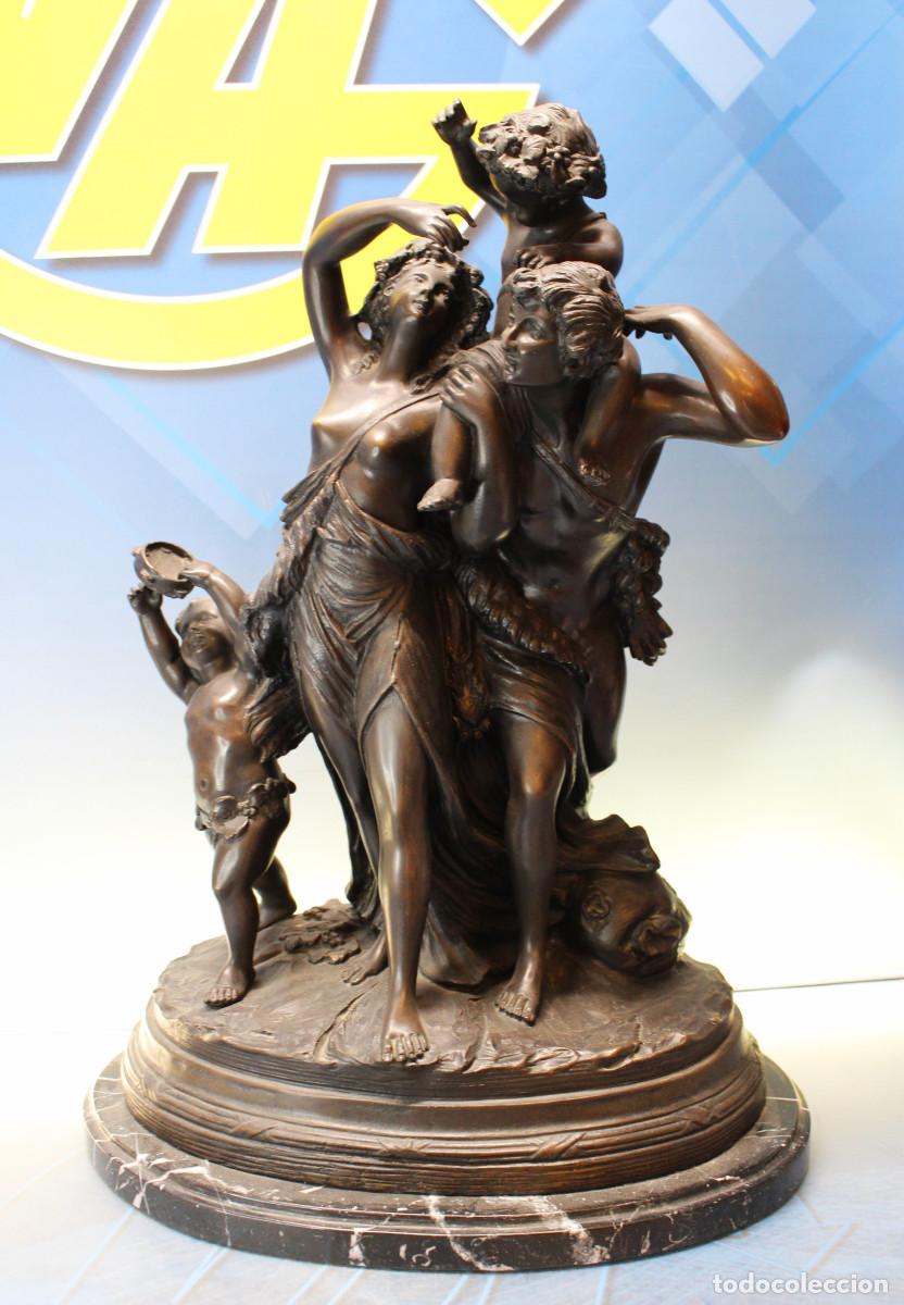 Arte: Escultura bronce &ldquo;La Familia&rdquo; de Clodion.