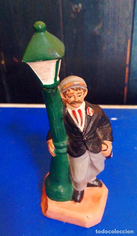 Arte: figura costumbrista de barro malague&ntilde;a, a&ntilde;os 60-70 borracho