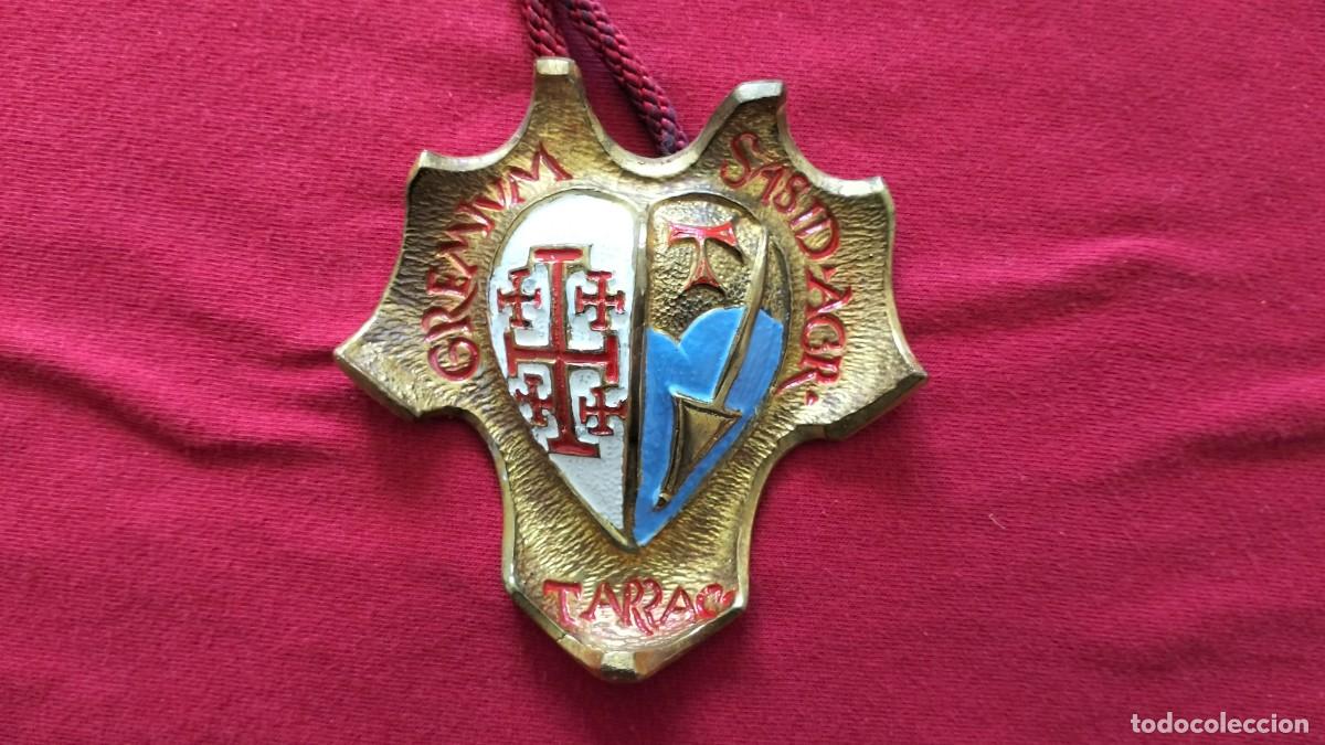 Arte: JUJOL J.M. : MEDALLA GREMIO PAGESOS,TARRAGONA PARA SU COFRADIA SANTO SEPULCRO. 1940. ULTIMO EJEMPLAR