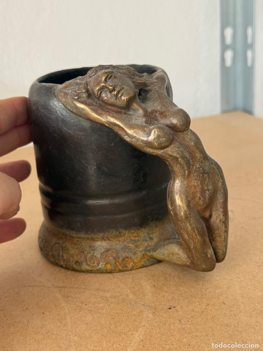 Arte: Preciosa figura erotica en bronce Cristian leroy,