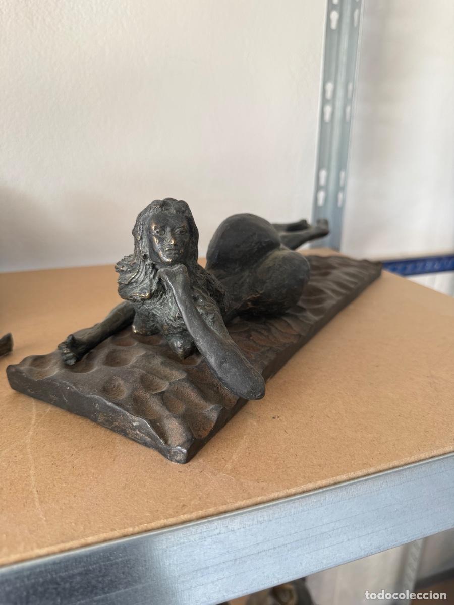 Arte: Pre iosa escultura erotica en 2 piezas, bronce