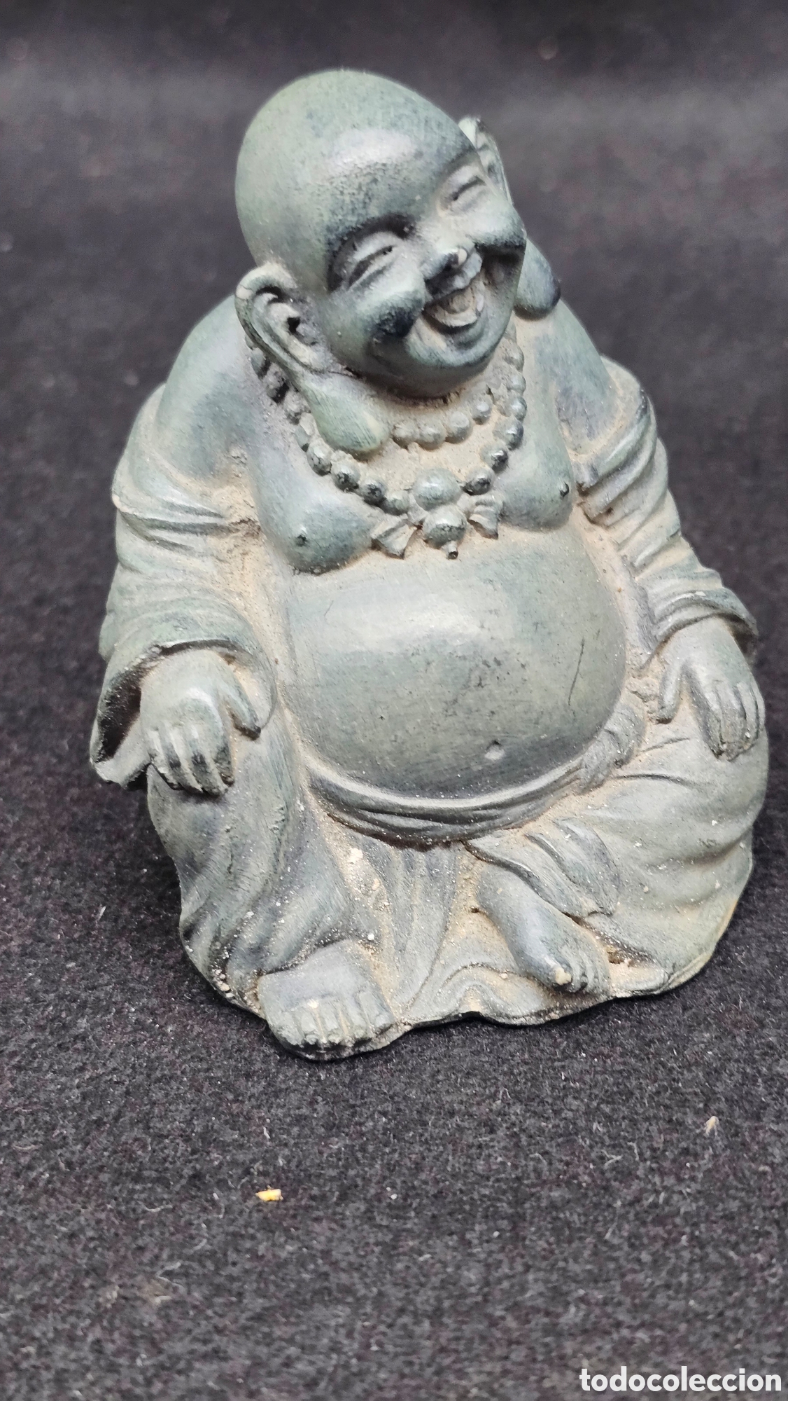 Arte: Buda sonriente de resina - Foto 2