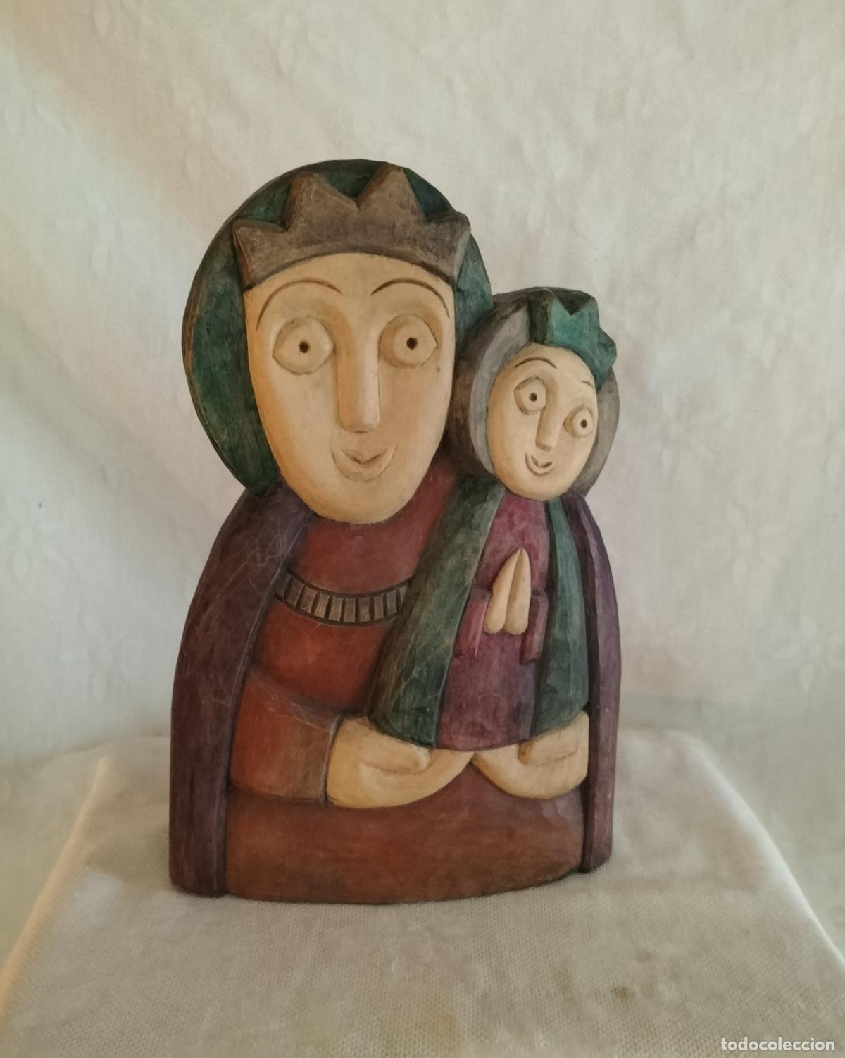 Arte: VIRGEN CON NI&Ntilde;O DE HENRYK ZEGADLO 1934/2011.