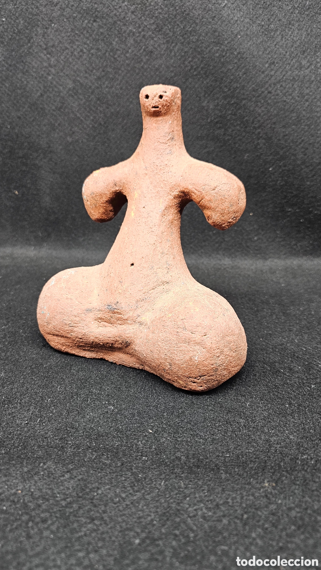 Arte: Arte popular canario en terracota IDOLO DE TARA