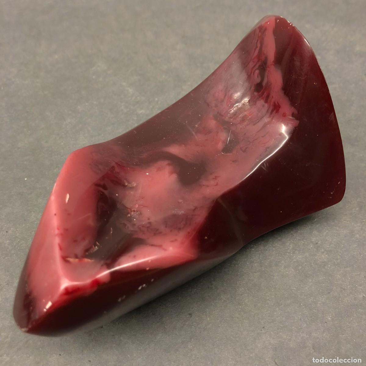 Arte: ESCULTURA ABSTRACTA - PIEZA DECORATIVA - DE BAQUELITA O RESINA - BARCELONA 1986 - 18,5 X 8 CM / 476