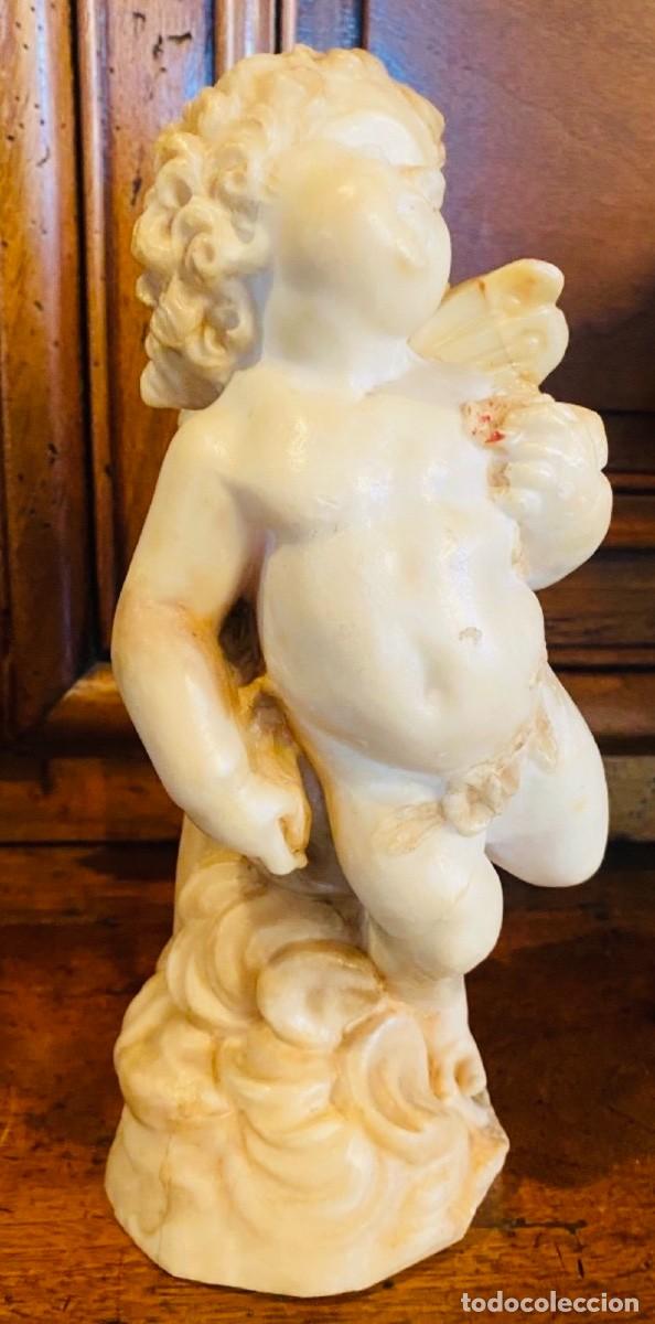 Arte: ENCANTADORA ESTATUA DE ALABASTRO-ITALIA, PRIMERA MITAD DEL SIGLO XVIII * Z&Eacute;PHYR