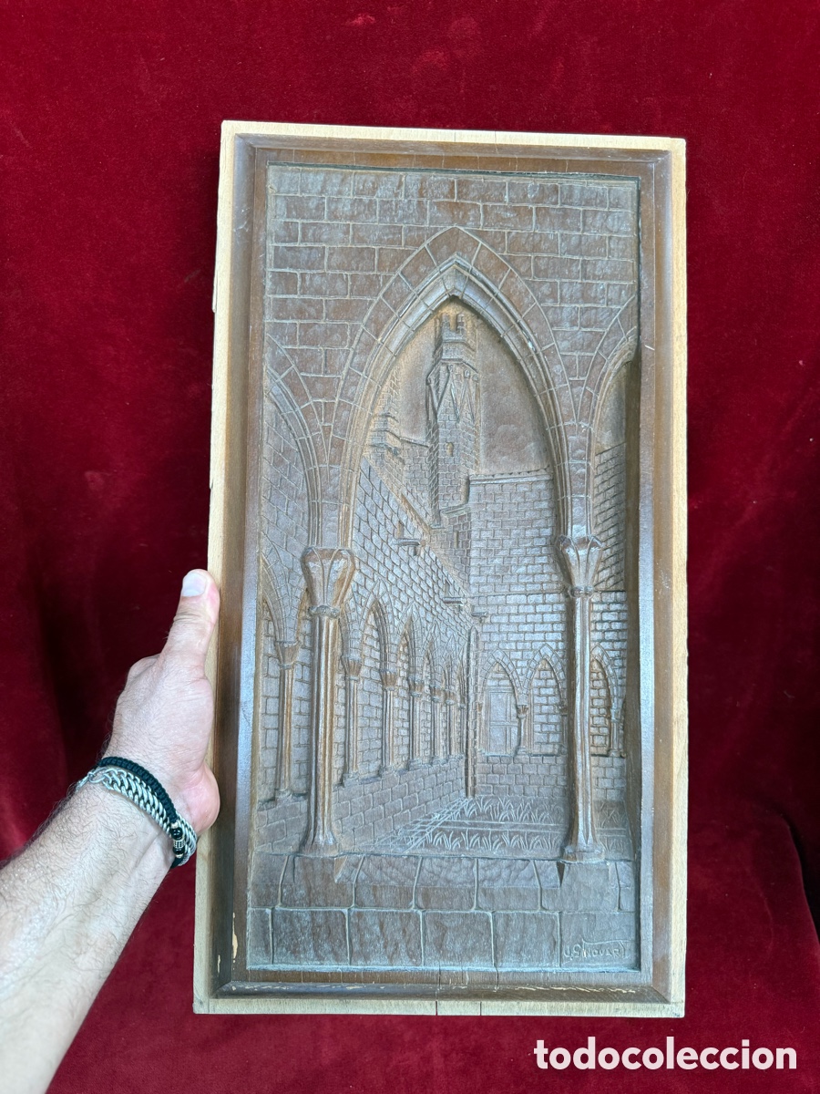 Arte: Antiguo talla de Joaquim Ginovart i Vidal,(Tortosa)