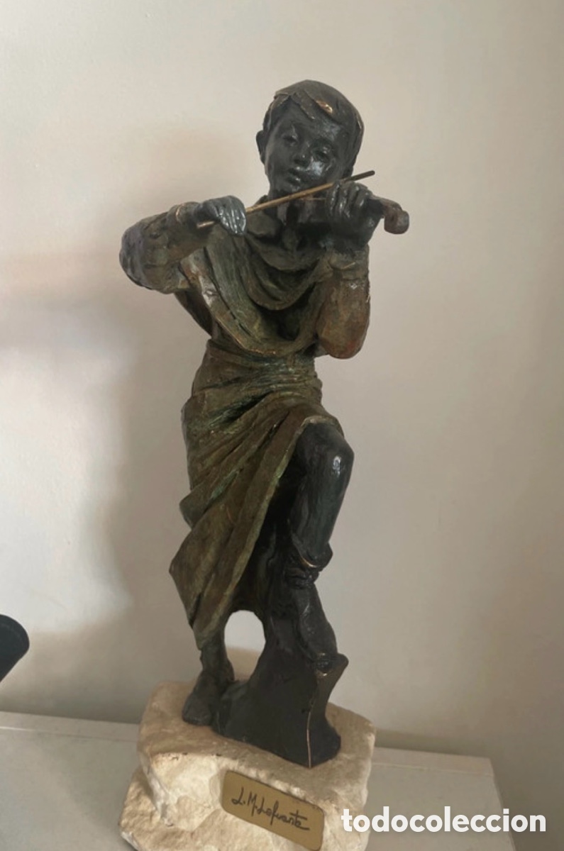 Arte: Escultura bronce L.M. Delafuente