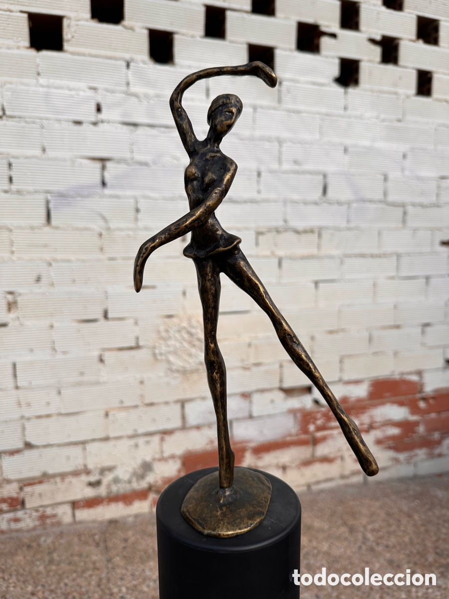 Arte: Escultura de dise&ntilde;o de bronce - Bailarina