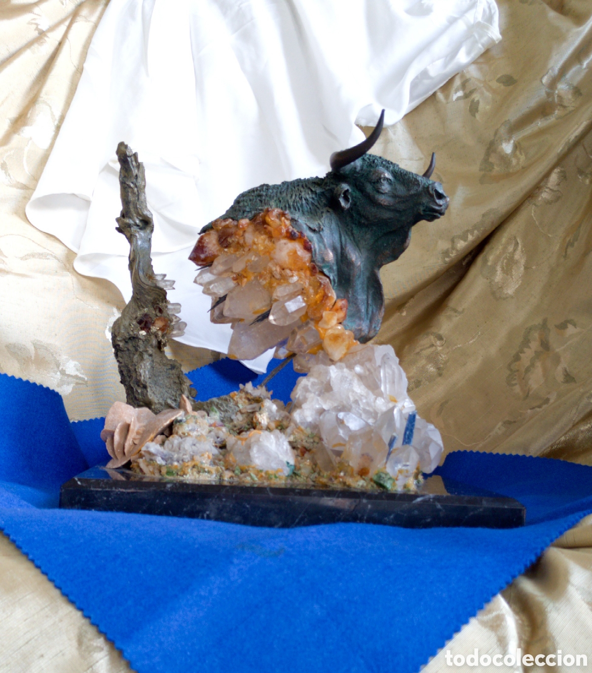 Arte: Lote de busto de Toro EBANO - Foto 2