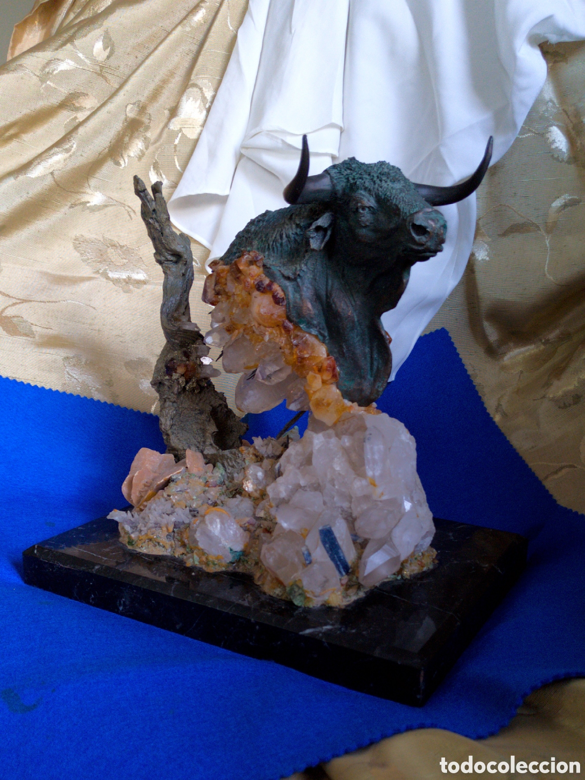 Arte: Lote de busto de Toro EBANO - Foto 3