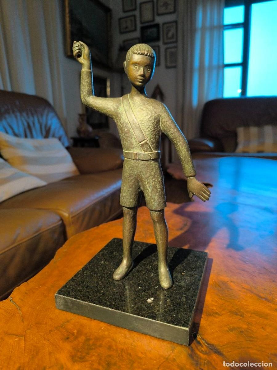 Arte: ESCULTURA DE BRONCE escultor Joaquim Ros i Bofarull, PARTICIPO EN ESCULTURAS DE LA SAGRADA FAMILIA