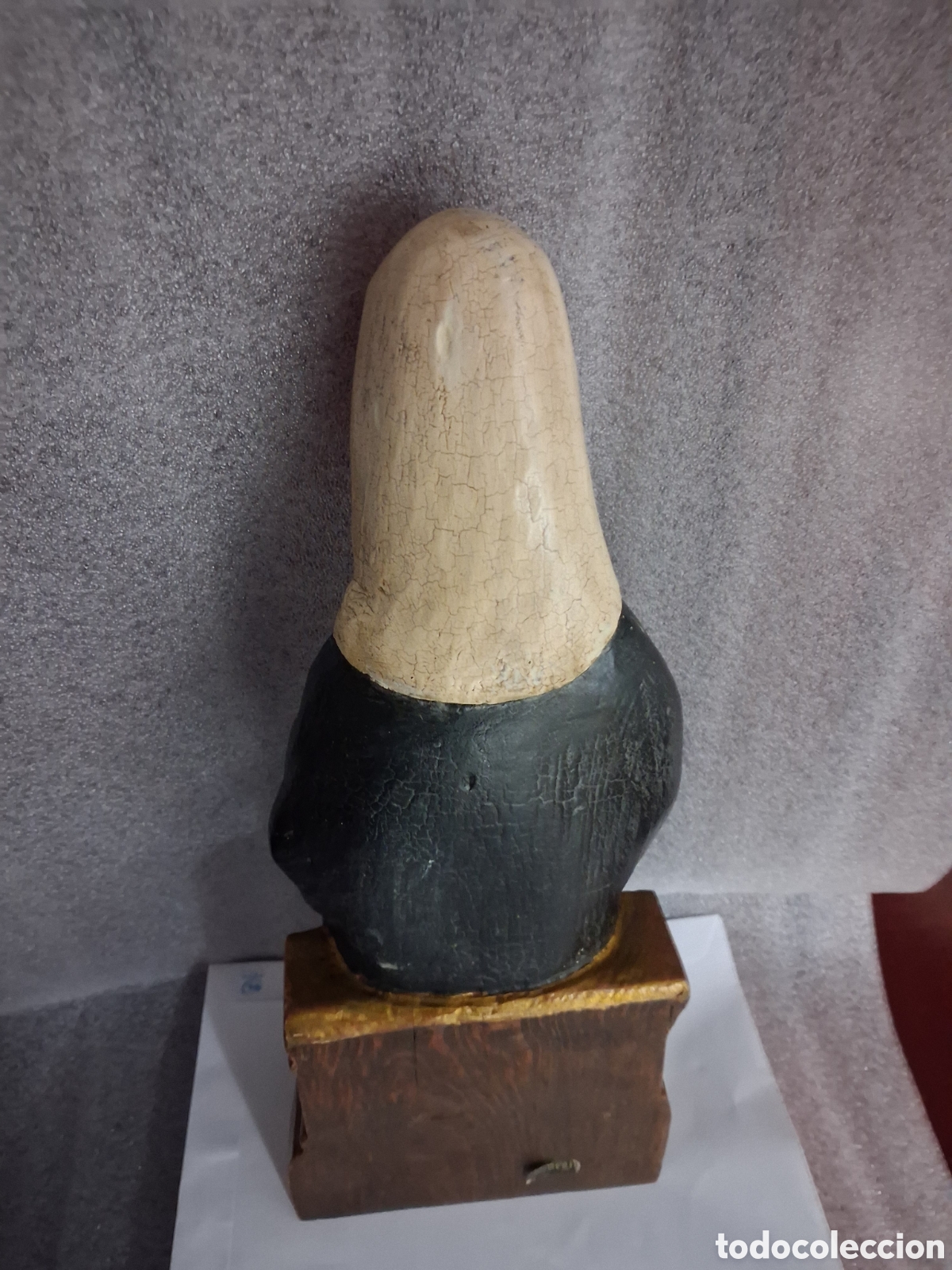 Arte: Virgen con Ni&ntilde;o en madera maciza - Foto 7
