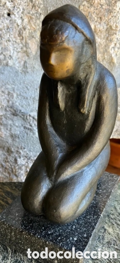Arte: Escultura original de bronce pieza &uacute;nica del gran escultor gallego Xoan Pi&ntilde;eiro (Hio1920-1980 Goian