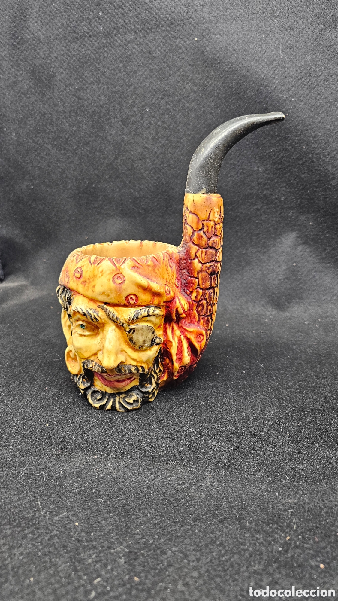 Arte: Lapicero de resina en forma de pipa pirata