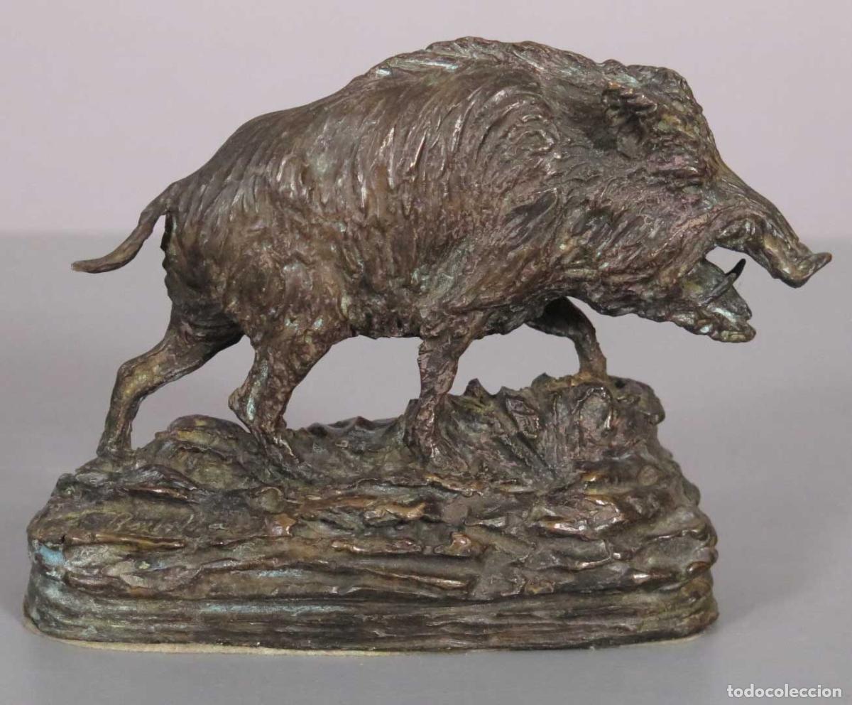 Arte: JABALI MACHO. BRONCE. BONILLA VILLALBA, FRANCISCO