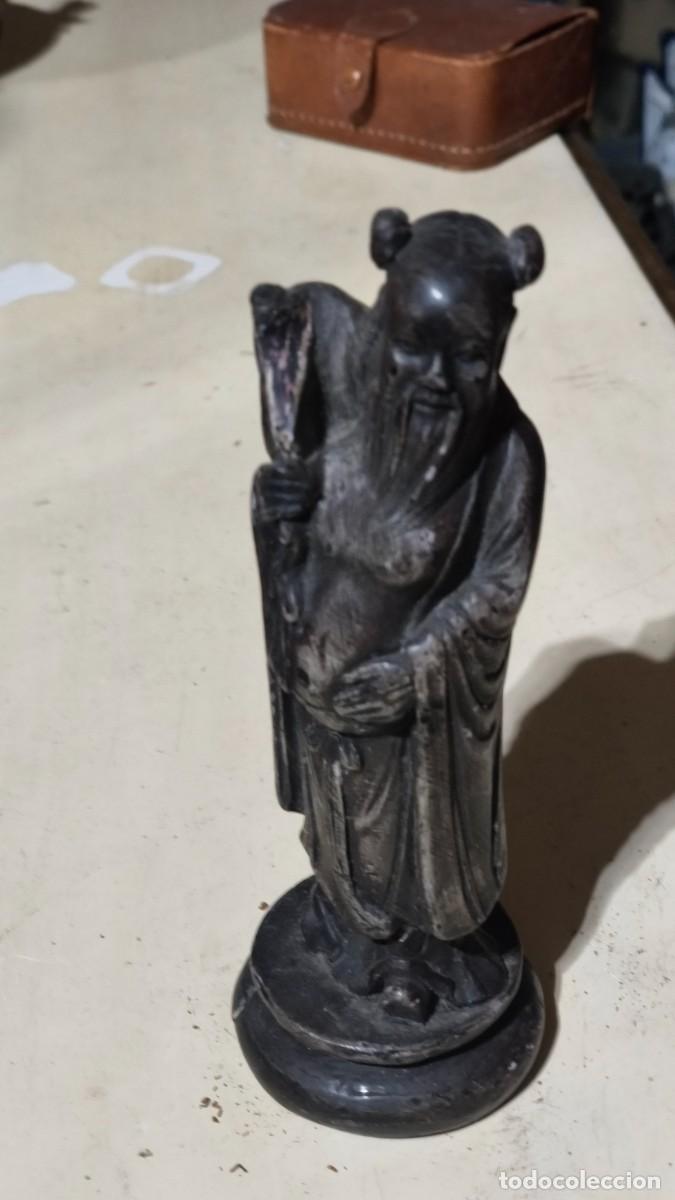 Arte: Sculpture Jade chinoise original d &eacute;poque 1900