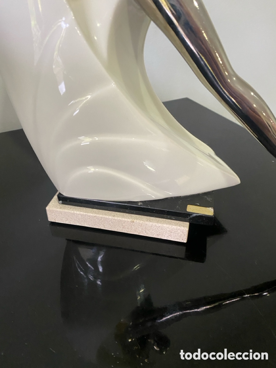 Arte: Estatueta Galos dourada e prateada - Foto 17