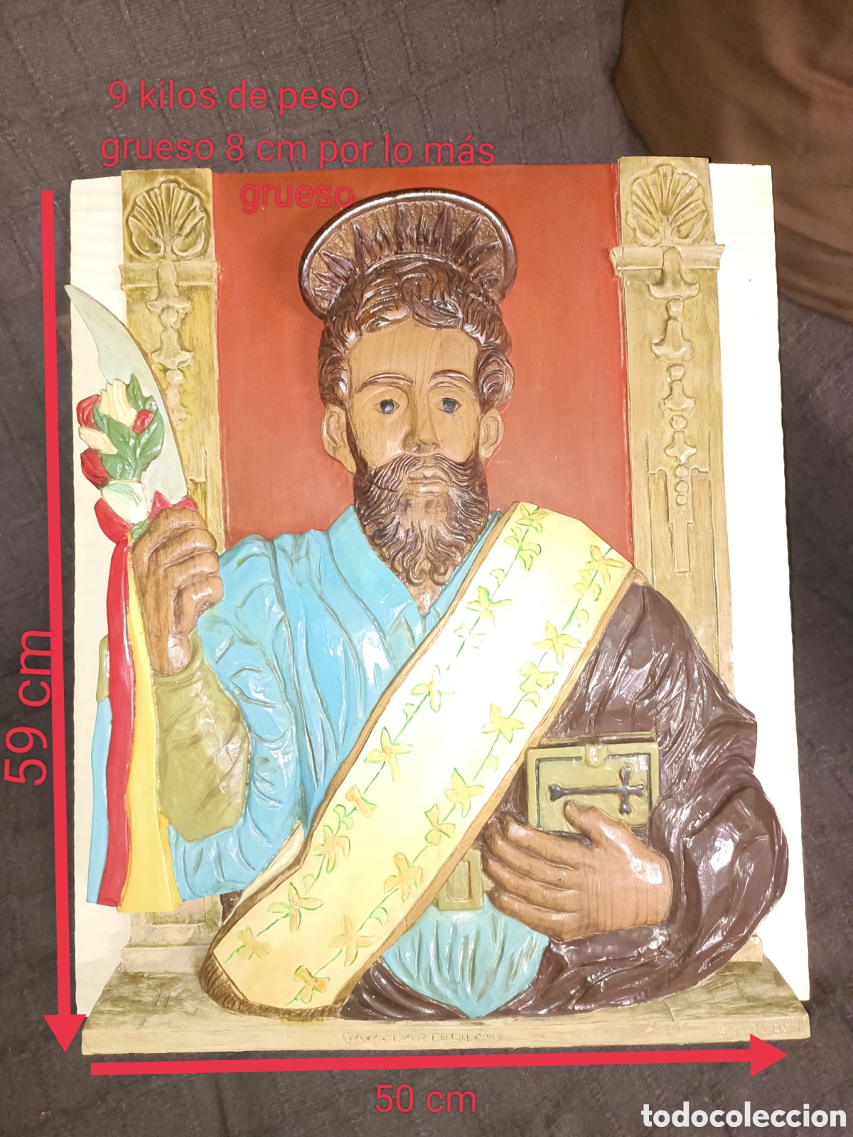 Kunst: Tabla tallada, San Bartolom&eacute;
