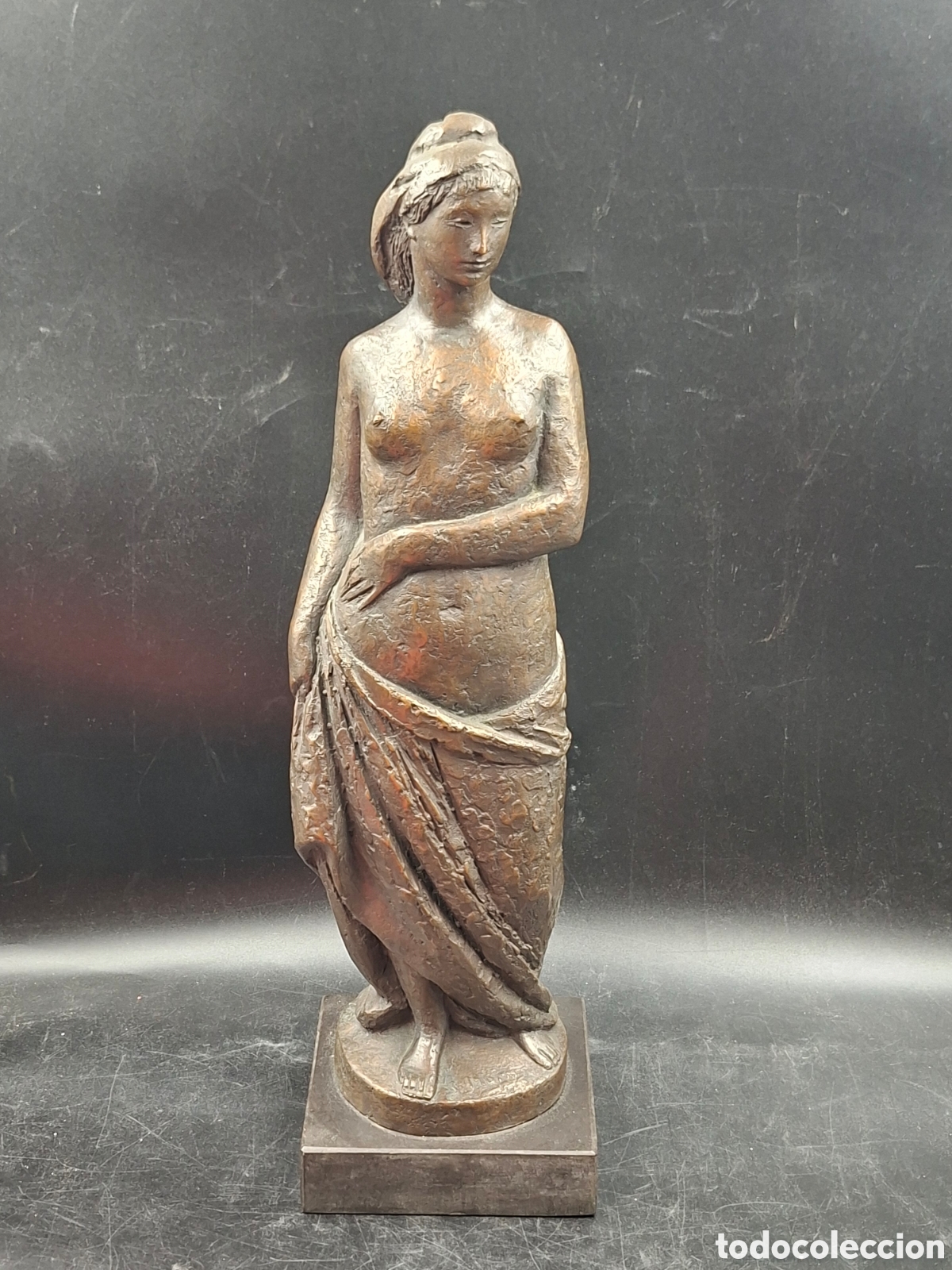 Kunst: Elcultura femenina bronce. Torso desnudo
