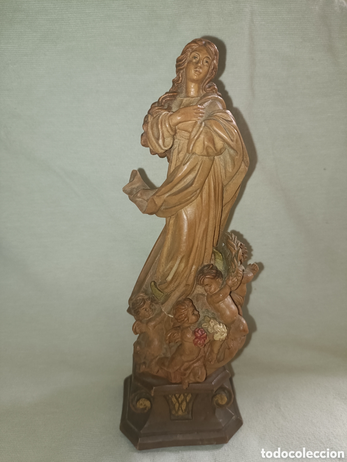Arte: Inmaculada, madera muy lograda - Foto 3