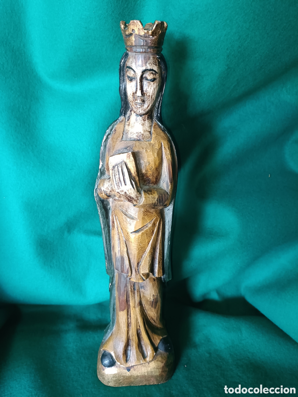 Art: Virgen madera, desconozco antig&uuml;edad