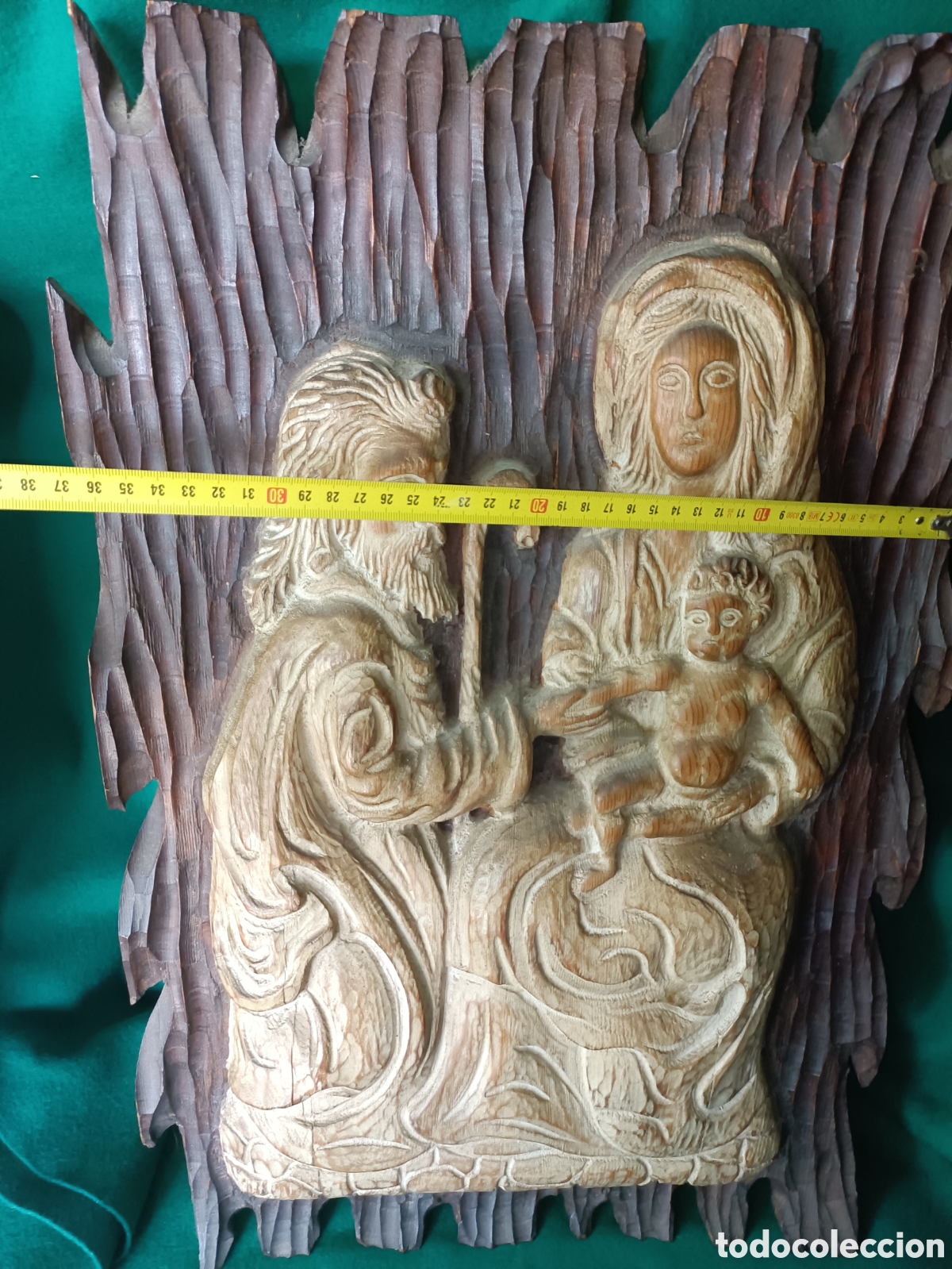 Arte: Tabla tallada, misterio, belen - Foto 6