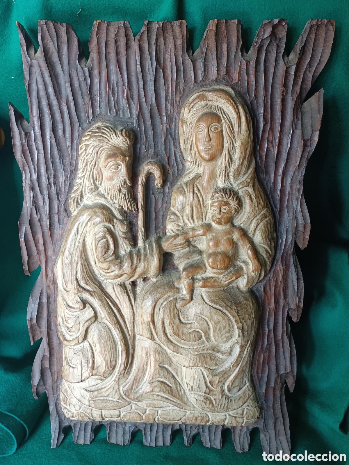 Arte: Tabla tallada, misterio, belen - Foto 8