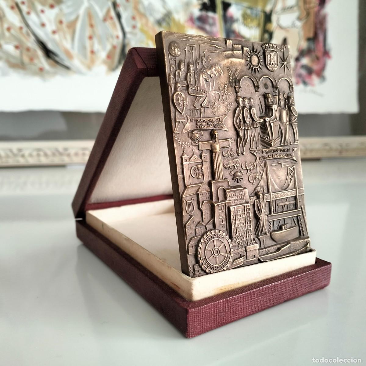 Art: PORTUGAL: Placa,medalla BRONCE,LARANJEIRA SANTOS, CONQ ALMADA,1976