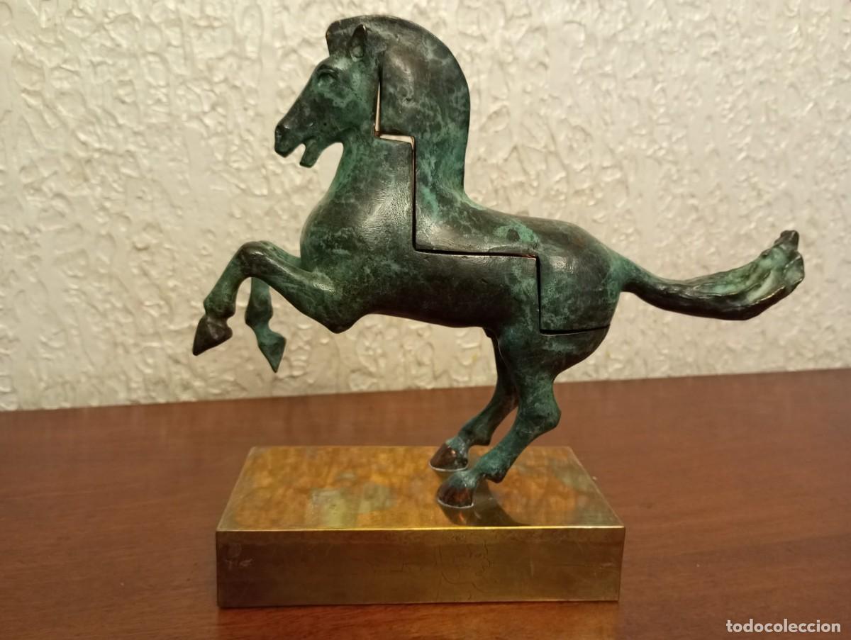Arte: ESCALABALLO. FRANCISCO BAR&Oacute;N. FIRMADA Y NUMERADA 19/100. ESCULTURA EN BRONCE. A&Ntilde;OS 70.