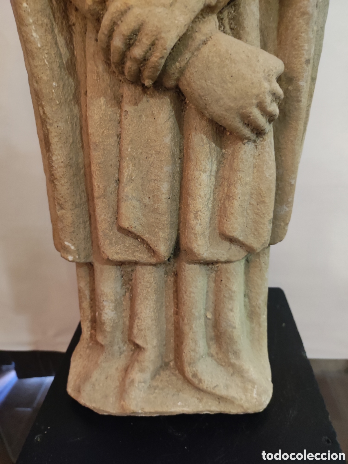 Arte: Santo de piedra g&oacute;tico - Foto 2